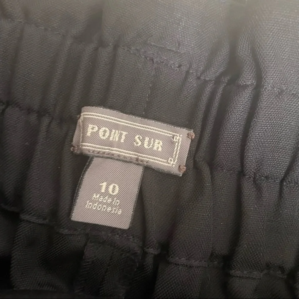 J. Crew Point Sur paper bag waist black pants size‎ 10